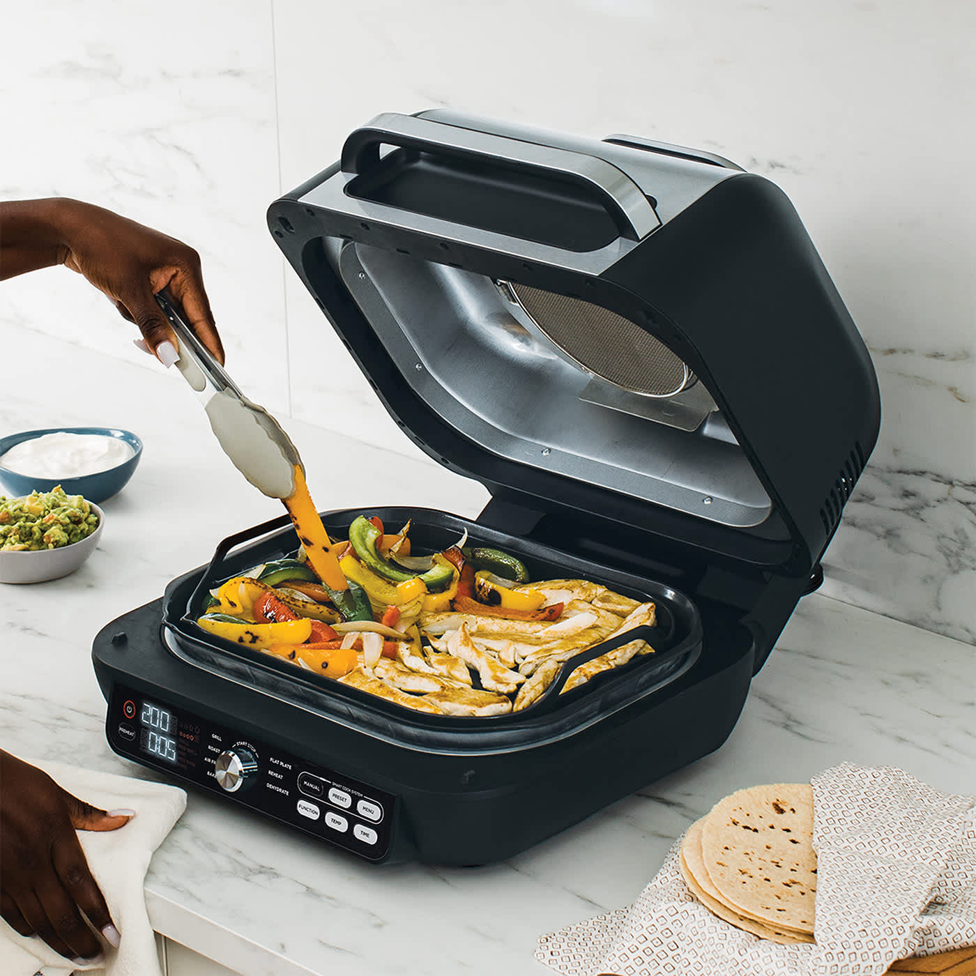Grill d'intérieur, Plancha et Air Fryer Ninja Foodi MAX PRO 7,6 L